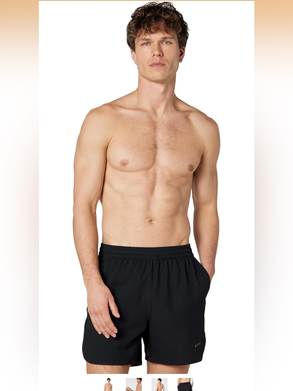 DKNY Men's black Stretch Quick Dry Volley UPF 40+ Protection Swim Trunk nwt xl